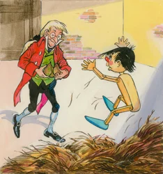 Pinocchio (gouache sur papier)