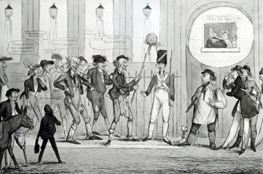Pauvres jardiniers gelés, 1820
