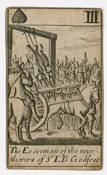 Carte à jouer du Complot Populaire (gravure)