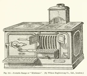 Cuisinière portable ou Kitchener, par Wilson Engineering Company; Londres