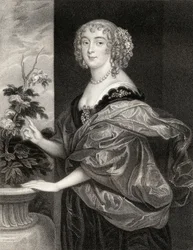 Portrait de Dorothy Sidney, comtesse de Sunderland, des Portraits britanniques de Lodge, 1823