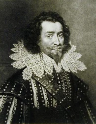 Portrait de George Villiers, 1er duc de Buckingham (1592-1628) gravé par Richard Earlom (1743-1822) et Charles Turner (c.1773-1857) de Illustrious Characters in British History