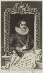 Portrait de Jacques I de Grande-Bretagne et d