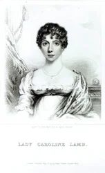 Portrait de Lady Caroline Lamb (1785-1828) gravé par Henry Meyer
