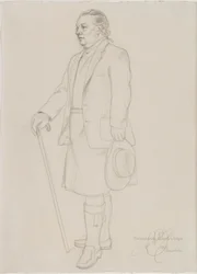 Portrait de Roderick Gradidge, c.1987