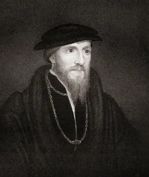 Portrait de Sir Anthony Denny (1501-49) des Portraits britanniques de Lodge, 1823
