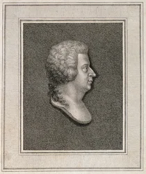Portrait de Wolfgang Amadeus Mozart (1756-91), publié en 1814