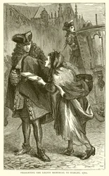 Présentation du mémorial de la Légion à Harley, 1701