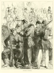 Uniformes prussiens, août 1870