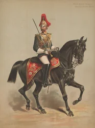 Gardes à Cheval Royaux, Officier, Tenue de Revue