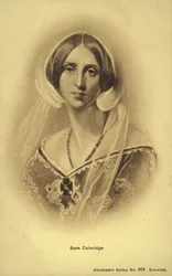 Sara Coleridge (1802-1852), auteur et traductrice anglaise (litho)