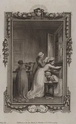 Scène de Clarissa, par Samuel Richardson