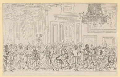 Scène de la vie londonienne