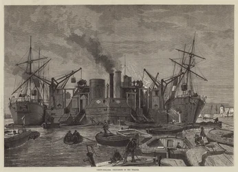 Déchargement de collier à vis dans la Tamise