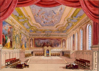 Décor pour Le Marchand de Venise de William Shakespeare, 1858