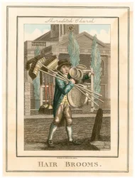 Église de Shoreditch. Balais à cheveux
