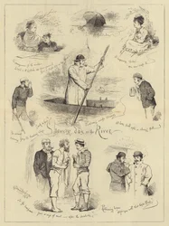 Jour pluvieux sur la rivière