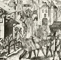 Opérations de siège au 15ème siècle, de 