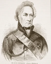 Sir David Ochterlony, illustration de Cassells Illustrated History of India par James Grant, pub. 1879