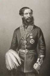 Sir John Eardley Wilmot Inglis (1814-62) (lithographie)