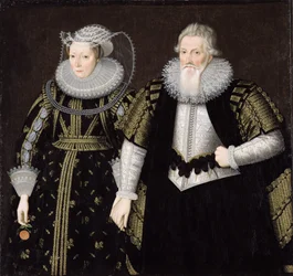 Sir Thomas Mansel (1556-1631) et Jane (Pole) Lady Mansel