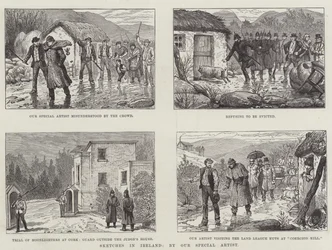 Croquis en Irlande (gravure)