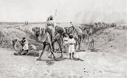 Salomon envoie des cadeaux à Hiram I, le roi phénicien de Tyr, de l