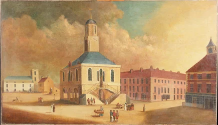 Place du marché de South Shields, c.1800