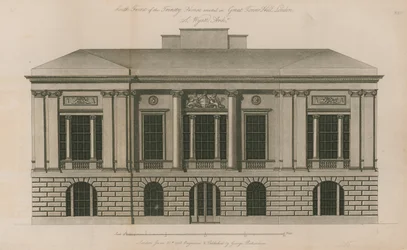 Façade sud de Trinity House