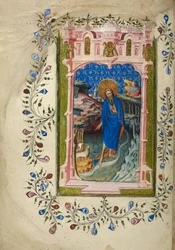 Saint Jean-Baptiste, avec Agnus Dei 1405-10