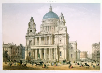 Cathédrale Saint-Paul par C. Riviere, 1855