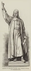 Statue de Richard Baxter, le divin puritain, à Kidderminster