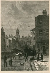 Swallow Street, Londres, pendant sa démolition