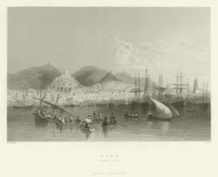 Syra, une île grecque, 1837
