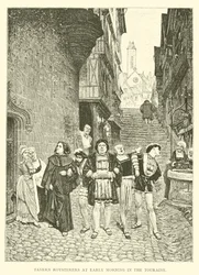 Fêtards de taverne au petit matin en Touraine