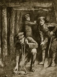 Moment tendu dans les opérations de minage de tranchées, 1914-19