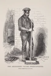 Le balayeur de rue valide, d
