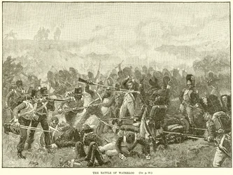 La bataille de Waterloo