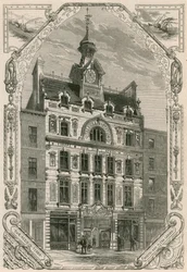 Bureaux de la British and Irish Magnetic Telegraph Company, Threadneedle Street, Londres