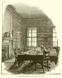 La salle du Cabinet, Downing Street
