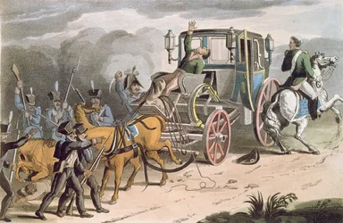 La capture de la voiture de Bonaparte à Waterloo, 18 juin 1815, 1816