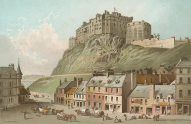 Le Château depuis Grassmarket - Édimbourg