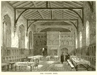 La salle du collège