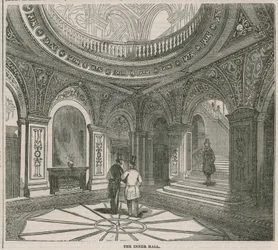La Conservative Clubhouse : Le hall intérieur
