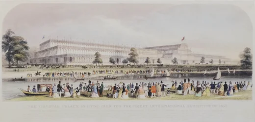 Le Crystal Palace à Hyde Park pour la Grande Exposition Internationale de 1851