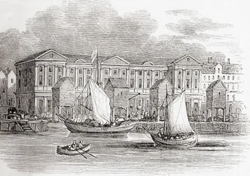 La Douane, Londres, Angleterre, telle qu