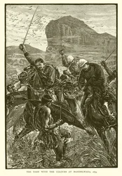 La course avec les couleurs à Isandhlwana, 1879