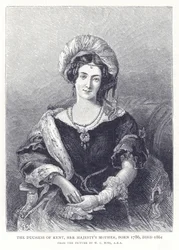 La Duchesse de Kent, Mère de Sa Majesté, née en 1786, décédée en 1861