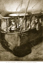 La gondole avant du dirigeable Zeppelin, 1914-19