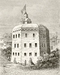 Le Globe Theatre, Southwark, tiré de « L